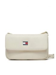 Tommy Jeans Torebka AW0AW16978 Écru. Listonoszki damskie Tommy Jeans, bez wzorów, z jeansu, bez dodatków. Za 219.99 zł.