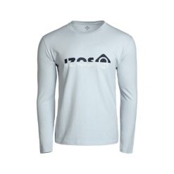 Koszulka Bierge M – Klasyczna elegancja i codzienna wygoda. Niebieskie koszulki sportowe męskie IZAS, m, bez wzorów, bez kołnierzyka, bez ramiączek, trekkingowe. Za 139.09 zł.