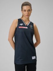 4F Koszulka meczowa replika wyjazdowa z sezonu 2025/26 męska 4F x Zagłębie Sosnowiec - czarna M. Czarne koszulki sportowe męskie 4f, m, bez wzorów, z dzianiny, sportowe, bez kołnierzyka. Za 189.99 zł.