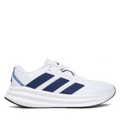Buty do biegania adidas. Białe buty sportowe męskie Adidas, bez zapięcia, do biegania. Za 239.99 zł.