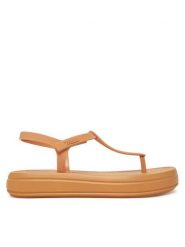 Melissa Sandały Sun Leme Platform Ad 35959 Beżowy. Brązowe sandały damskie Melissa, bez wzorów, z tworzywa sztucznego, bez obcasa, na płaskiej podeszwie, bez zapięcia. Za 169.99 zł.