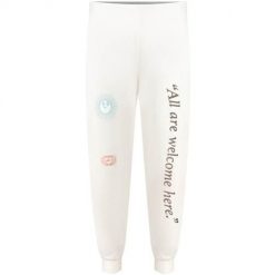 Spodnie sportowe damskie Reebok HS4735. Białe spodnie dresowe damskie Reebok, s, bez wzorów, z bawełny. Za 159.99 zł.