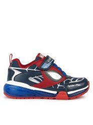 Geox Sneakersy SPIDER-MAN J Bayonyc Boy J36FED 0FUCE C0833 DD Granatowy. Niebieskie buty sportowe chłopięce Geox, bez wzorów, ze skóry, bez zapięcia. Za 609.99 zł.