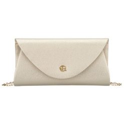 Złota kopertówka damska wykonana ze skóry ekologicznej zapinana klipsem magnetycznym Rovicky R-XS029-1. Żółte kopertówki damskie ROVICKY, bez wzorów, ze skóry ekologicznej, bez dodatków. Za 45.00 zł.