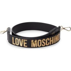 Wymienny pasek do torebki LOVE MOSCHINO - JC6400PP06KL000A Nero. Czarne paski damskie Love Moschino, w paski, ze skóry ekologicznej. Za 289.00 zł.