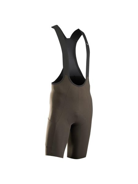 Spodenki rowerowe NORTHWAVE Extreme Rock Bibshort brązowe. Brązowe szorty męskie Northwave, l, bez wzorów, z elastanu, rockowe. Za 530.00 zł.