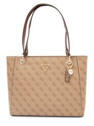 GUESS shopper - Noelle Kobiety Sztuczna skóra brązowy|beżowy, ONE SIZE. Brązowe torebki shopper damskie Guess, z aplikacjami, ze skóry, eleganckie, bez dodatków. Za 799.95 zł.