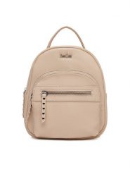 DeeZee Plecak DZE-S-009-07 Beżowy. Brązowe plecaki damskie DeeZee, bez wzorów, ze skóry. Za 129.99 zł.