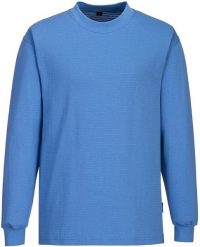 Portwest AS22 - T-shirt antystatyczny ESD z długim rękawem - zielony leśny 3XL. Zielone bluzki z długim rękawem męskie Portwest, m, bez wzorów, bez kołnierzyka. Za 87.26 zł.