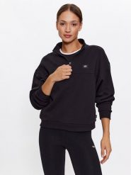 Vans Bluza Leighton Mock Neck Fleece VN000A5V Czarny Regular Fit. Czarne bluzy damskie Vans, s, bez wzorów, z bawełny, bez kaptura. Za 189.99 zł.