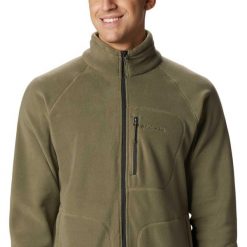 Bluza polarowa turystyczna męska Columbia Fast Trek II FZ. Zielone bluzy męskie Columbia, m, bez wzorów, z polaru, bez kaptura. Za 199.00 zł.