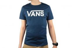 Vans Ap M Flying VS Tee, męski t-shirt. Niebieskie t-shirty męskie Vans, m, bez wzorów, z bawełny, sportowe, bez kołnierzyka. Za 59.99 zł.