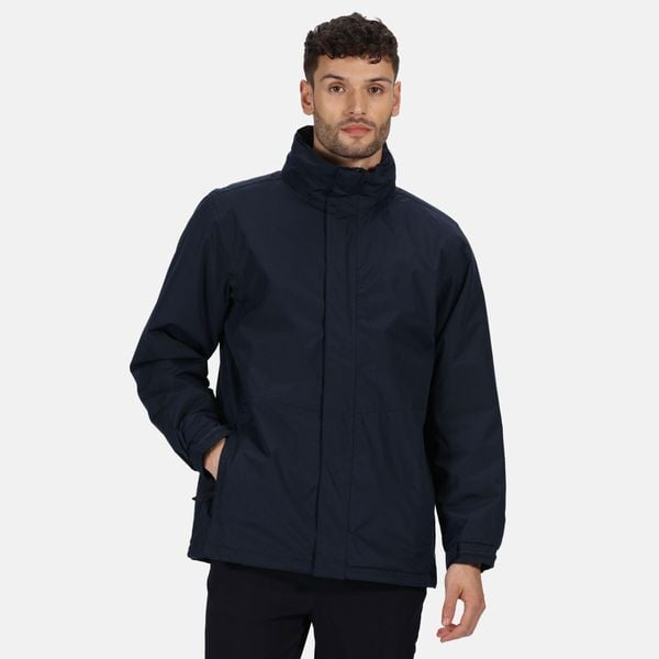 Kurtka Męska. Niebieskie kurtki męskie Regatta, l, bez wzorów, z elastanu, z kapturem. Za 220.99 zł.