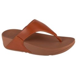 Japonki FitFlop W I88-592 brązowe. Brązowe klapki damskie bez wzorów, z gumy, bez obcasa. Za 476.81 zł.