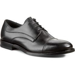 Półbuty GINO ROSSI - Henry MPV122-251-0900-9900-0 Czarny. Czarne eleganckie półbuty Gino Rossi, ze skóry. W wyprzedaży za 399.00 zł.