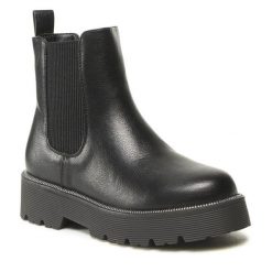 Botki Jenny Fairy. Czarne botki damskie Jenny Fairy, bez obcasa, na płaskiej podeszwie, bez zapięcia. Za 179.99 zł.