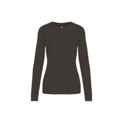 Damski sweter z okrągłym dekoltem Kariban. Szare swetry damskie KARIBAN, na zimę, bez wzorów, bez kołnierzyka, bez ramiączek, bez kaptura. Za 185.00 zł.