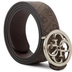 Pasek Damski GUESS - Bluebelle Belts BW7227 VIN35 S BRO. Brązowe paski damskie Guess, bez wzorów, ze skóry ekologicznej. Za 229.00 zł.