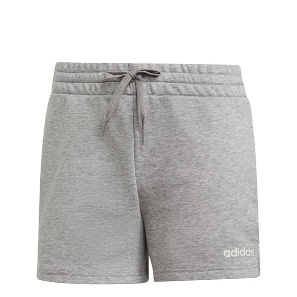 Spodenki adidas Essentials Solid W DU0675. Szare szorty sportowe damskie Adidas, xl, bez wzorów, z bawełny, wakacyjne, na fitness i siłownię. Za 89.99 zł.