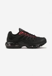 Czarno-Czerwone Buty Sportowe Sneakersy z Geometrycznym Wzorem Fenirila. Czarne buty sportowe męskie Born2be, z jeansu, bez zapięcia. Za 99.99 zł.