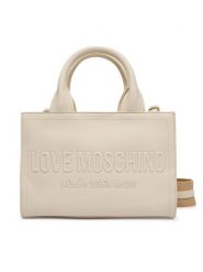 LOVE MOSCHINO Torebka JC4044PP1OLE0110 Écru. Torebki do ręki damskie Love Moschino, bez wzorów, ze skóry, bez dodatków. Za 879.99 zł.