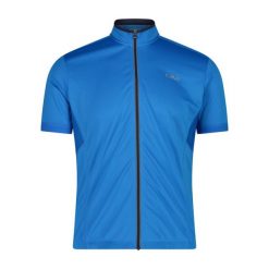 Koszulka męska turystyczna CMP 31C7957. Niebieskie koszulki sportowe męskie CMP, m, bez wzorów, bez kołnierzyka, bez ramiączek. W wyprzedaży za 109.99 zł.