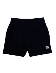 Foliowe spodenki dziewczęce. Czarne spodenki dla dziewczynek LEONE 1947 APPAREL, bez wzorów, z bawełny. Za 42.06 zł.