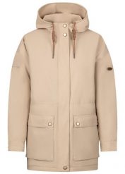 Trespass Sasser - Damska kurtka przeciwdeszczowa Light Sand. Brązowe kurtki damskie 2117 OF SWEDEN, xxl, z aplikacjami, bez kaptura. Za 380.20 zł.