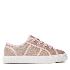 Tenisówki Nelli Blu. Czerwone półbuty dziewczęce Nelli Blu, bez wzorów, bez zapięcia. Za 99.99 zł.