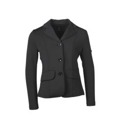 Kurtka konkursowa dziewczęca HKM Kids Amy. Czarne kurtki i płaszcze dla dziewczynek HKM KIDS, bez wzorów, z elastanu, bez kaptura. Za 332.50 zł.