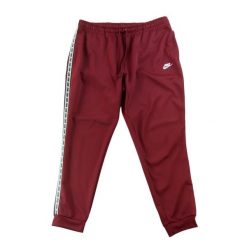 Second life - Spodnie dresowe męskie Nike - Jak nowy. Czerwone spodnie sportowe męskie Nike, m, bez wzorów, z dresówki, do biegania. Za 106.46 zł.