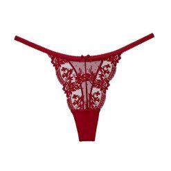 Stringi koronkowe trójkątne na każdą okazję Eladia. Niebieskie stringi damskie Intica, m, bez wzorów, z koronki. Za 69.00 zł.