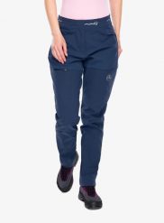 Spodnie wspinaczkowe damskie La Sportiva Machina Tech Pants. Niebieskie spodnie materiałowe damskie La Sportiva, l, bez wzorów, z materiału. Za 687.49 zł.