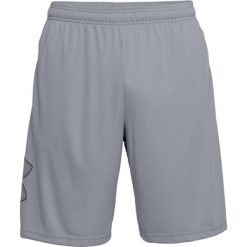 Spodnie sportowe męskie Under Armour Tech Graphic Short. Czarne krótkie spodenki sportowe męskie Under Armour, l, bez wzorów, do biegania. Za 186.50 zł.