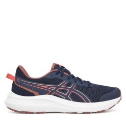 Buty do biegania Asics. Niebieskie obuwie sportowe damskie Asics, bez wzorów, do biegania. Za 239.99 zł.