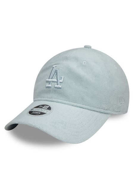 New Era Czapka z daszkiem Los Angeles Dodgers Towelling 9Twenty 60595346 Błękitny. Niebieskie czapki i kapelusze damskie New Era, bez wzorów, z bawełny. Za 99.99 zł.