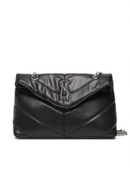 Steve Madden Torebka Bbelzer SM13000707-020002-BLK Czarny. Czarne torebki do ręki damskie Steve Madden, bez wzorów, ze skóry, wizytowe, bez dodatków. Za 469.99 zł.