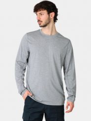 T-shirt Męski Fjallraven Abisko Day Hike LS M. Czarne bluzki z długim rękawem męskie Fjällräven, l, bez wzorów, z materiału, bez kołnierzyka. Za 369.00 zł.