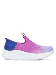 Skechers Sneakersy Ultra Flex 3.0-Color Boost 303828L/NVPR Granatowy. Niebieskie buty sportowe dziewczęce Skechers, bez wzorów, z materiału, bez zapięcia. Za 159.99 zł.