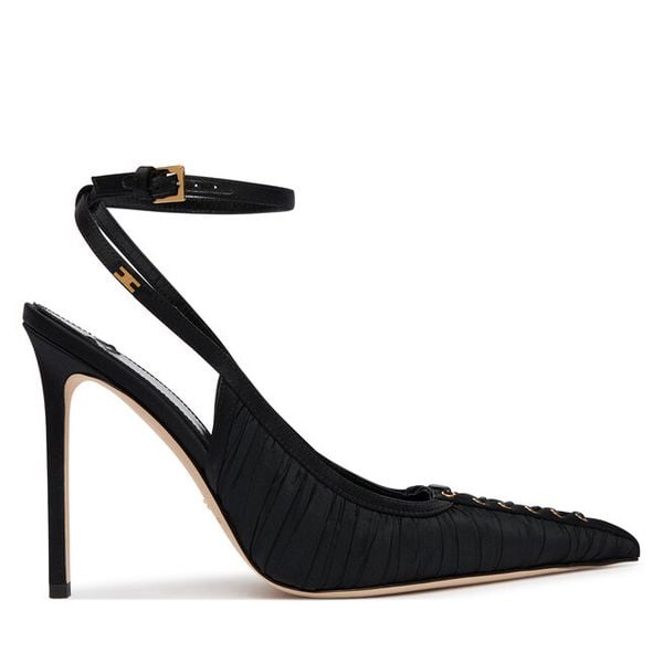 Szpilki Elisabetta Franchi. Czarne szpilki damskie Elisabetta Franchi, bez wzorów, bez obcasa, bez zapięcia. Za 2,649.00 zł.