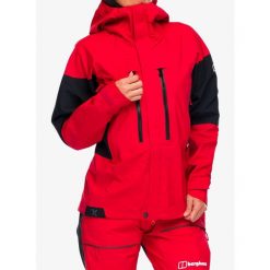 Kurtka GORE TEX damska Berghaus MTN Guide GTX Pro Jacket. Czerwone kurtki damskie Berghaus, bez wzorów, z gore-texu, bez kaptura. Za 1,889.99 zł.