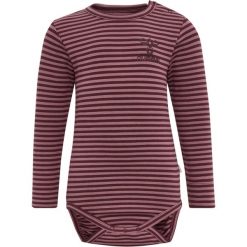 Body z długim rękawem dla niemowląt Hummel Mulle. Niebieskie body niemowlęce Hummel, z aplikacjami, z bawełny, bez ramiączek. Za 161.50 zł.