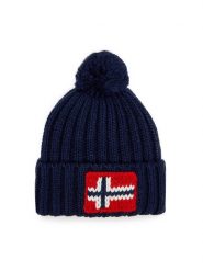 Napapijri Czapka Semiury 5 NP0A4GKB Granatowy. Niebieskie rękawiczki męskie Napapijri, na zimę, bez wzorów, z syntetyku. Za 219.99 zł.