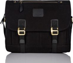 Paolo Peruzzi TORBA MĘSKA CZARNA NA RAMIĘ T-17-BL. Czarne torby na ramię męskie Paolo Peruzzi, bez wzorów, na ramię. Za 281.45 zł.