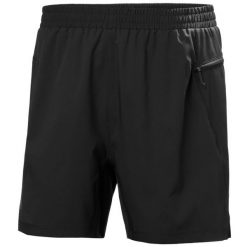 Szorty Helly Hansen. Czarne krótkie spodenki sportowe męskie Helly Hansen, l, bez wzorów, do biegania. Za 315.00 zł.