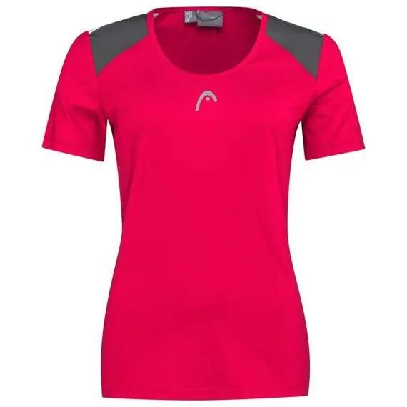 T-Shirt damski CLUB 22 Tech. Czerwone t-shirty damskie Head, m, bez wzorów, z elastanu, eleganckie, bez kołnierzyka. Za 237.00 zł.