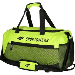 Torba sportowa TPU109 - żółty neon. Żółte torby sportowe męskie 4f, bez wzorów, z materiału. W wyprzedaży za 59.99 zł.