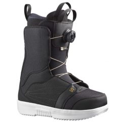 Buty snowboardowe damskie Salomon Pearl BOA. Czarne obuwie sportowe damskie Salomon, bez wzorów, snowboardowy. Za 779.00 zł.