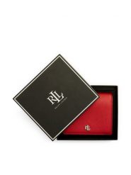 LAUREN RALPH LAUREN Portfel 432962112004 Czerwony. Czerwone portfele damskie Lauren Ralph Lauren, bez wzorów, ze skóry. Za 419.99 zł.
