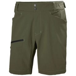 Szorty Helly Hansen Blaze Softshell. Zielone krótkie spodenki sportowe męskie Helly Hansen, l, bez wzorów, z materiału, trekkingowe. Za 476.00 zł.